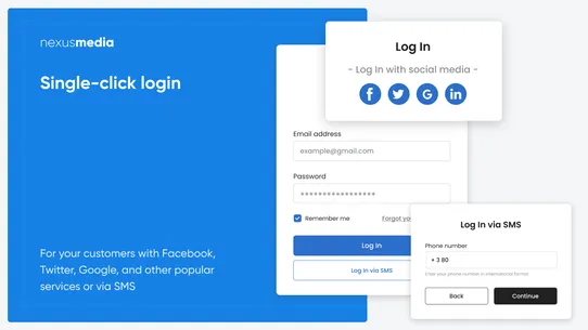 EasyAuth Social Login screenshot