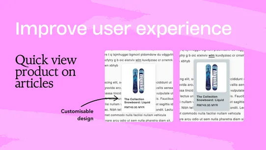 Blog Product Spotlight screenshot