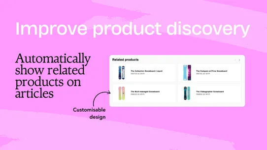 Blog Product Spotlight screenshot