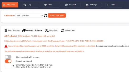 Wise XML Feed screenshot