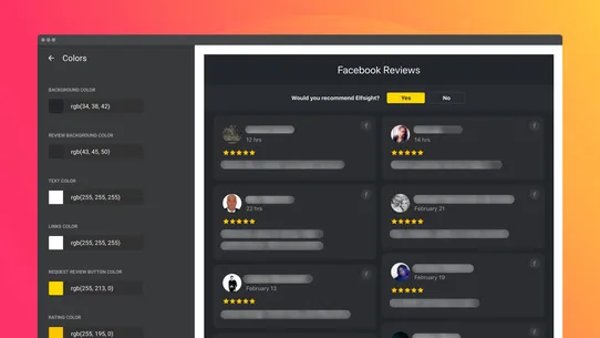 Facebook Reviews by Elfsight screenshot