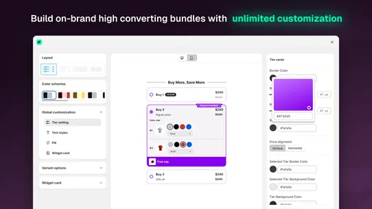 Fly Bundles Quantity Breaks screenshot