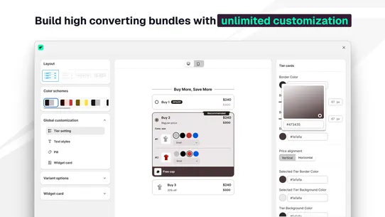 Fly: Bundles &amp; Quantity Breaks screenshot