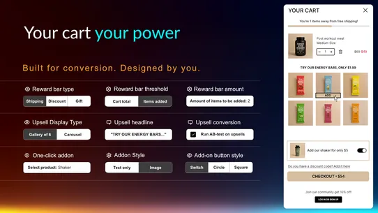 EliteCart &amp; Upsell screenshot
