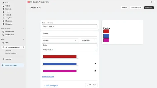 SB Custom Product Fields screenshot