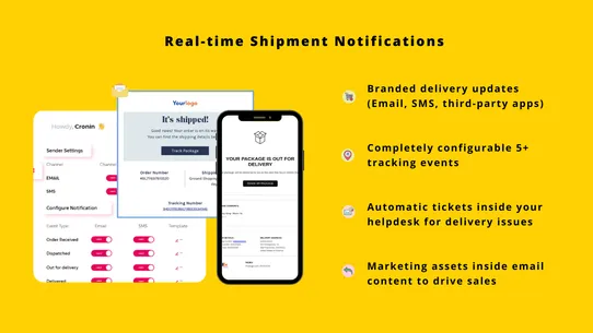 Order Tracking &amp; Chatbot screenshot