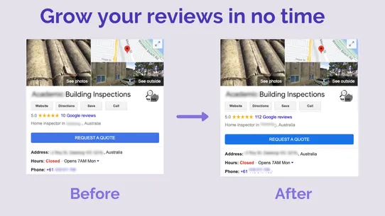 Freshreview Google Reviews App screenshot