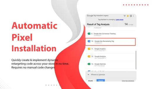 Wixpa Google Ads Remarketing screenshot