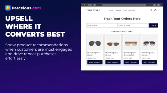 Parcelous Order Tracking screenshot