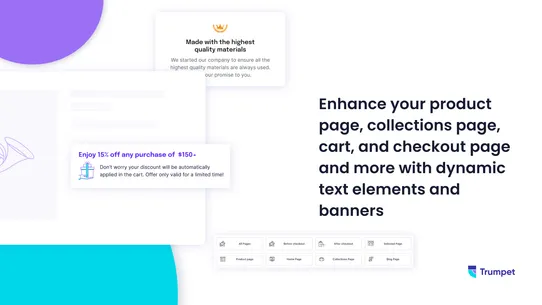 Trumpet ‑ Product Banners screenshot