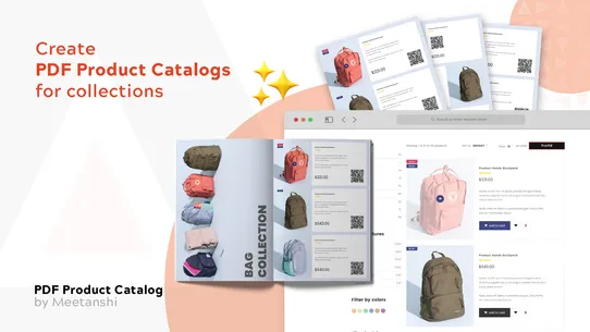 Meetanshi PDF Product Catalog screenshot