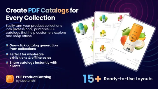Meetanshi PDF Product Catalog screenshot