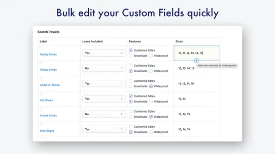 Bonify Custom Fields screenshot