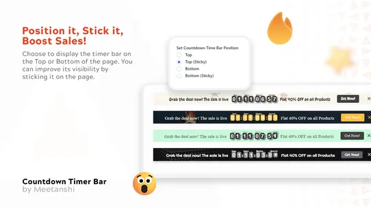Meetanshi Countdown Timer Bar screenshot