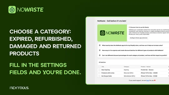 NoWaste: Discount &amp; Promote screenshot