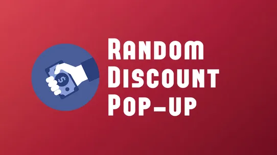 Random Discount Pop‑up screenshot