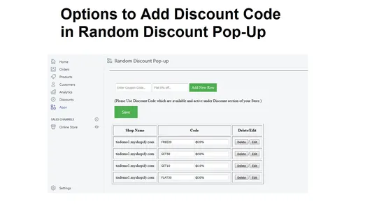 Random Discount Pop‑up screenshot