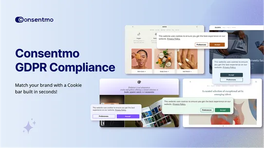 Consentmo GDPR Compliance screenshot