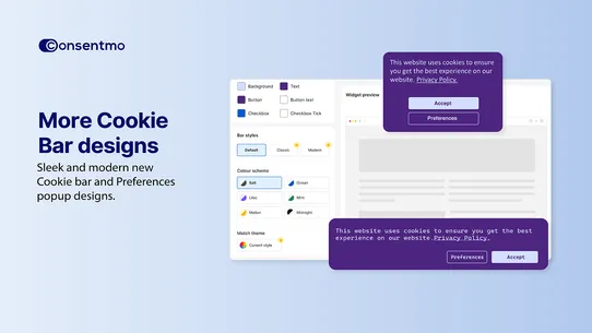 Consentmo GDPR Compliance screenshot