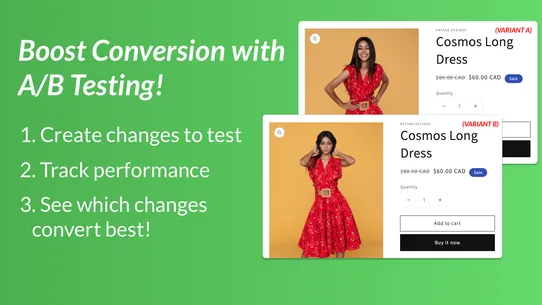 NA Product+Upsell A/B Testing screenshot