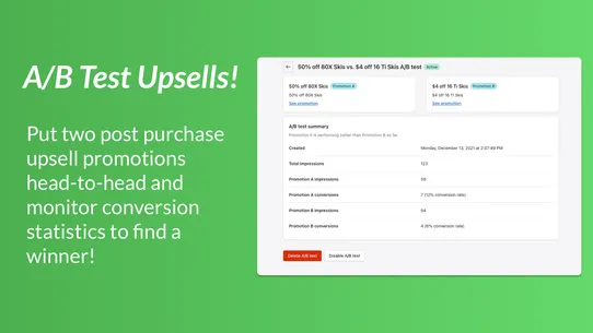 NA Product+Upsell A/B Testing screenshot