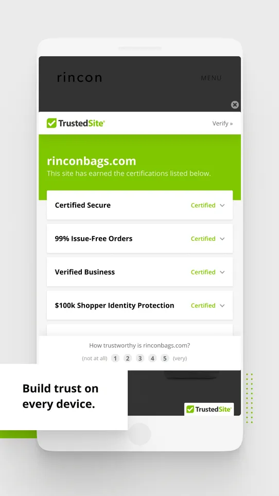 TrustedSite ‑ Trust Badges screenshot