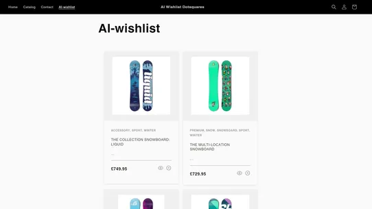 WishGuru ‑ AI Wishlist App screenshot