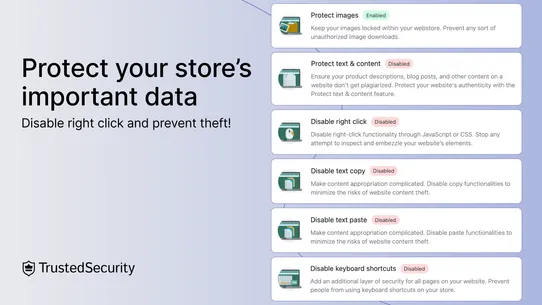 TS Security &amp; Country IP block screenshot