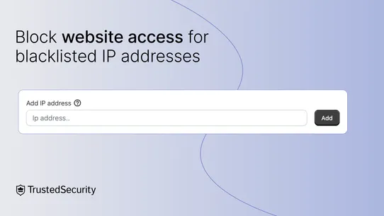 TS Security &amp; Country IP block screenshot