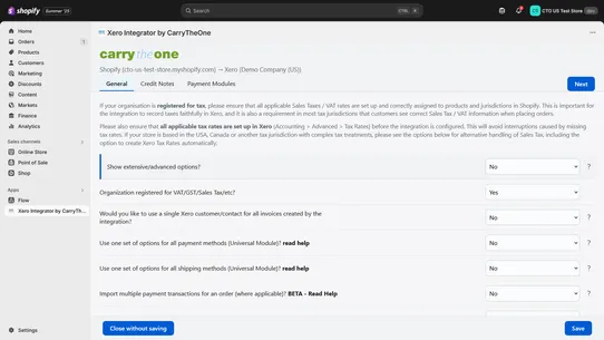 Xero Connector by CarryTheOne screenshot