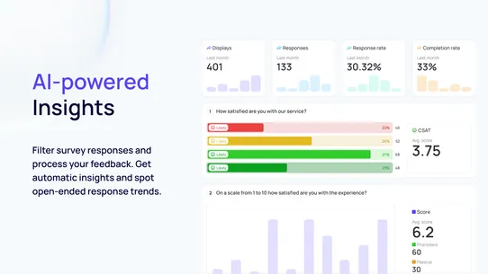 Trackey: Post Purchase Surveys screenshot