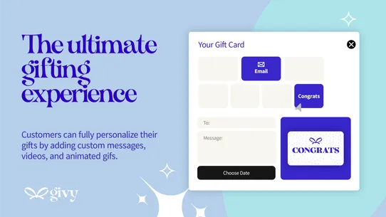 Givy → Gifting &amp; Gift Cards screenshot