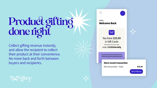 Givy → Gifting &amp; Gift Cards screenshot