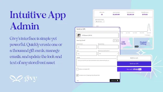 Givy → Gifting &amp; Gift Cards screenshot