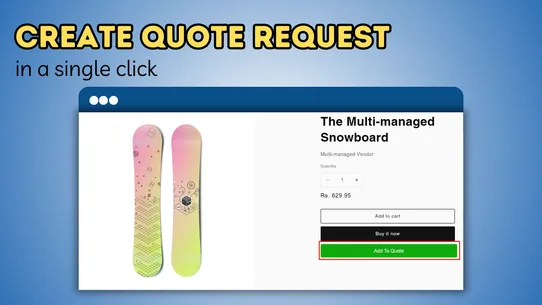 Request Quotation‑ Quick Quote screenshot