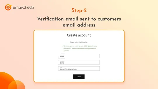 EmailCheckr: Activation Link screenshot