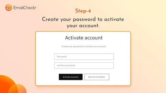 EmailCheckr: Activation Link screenshot