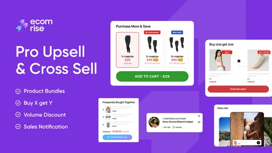 EcomRise: Upsell &amp; Bundles screenshot