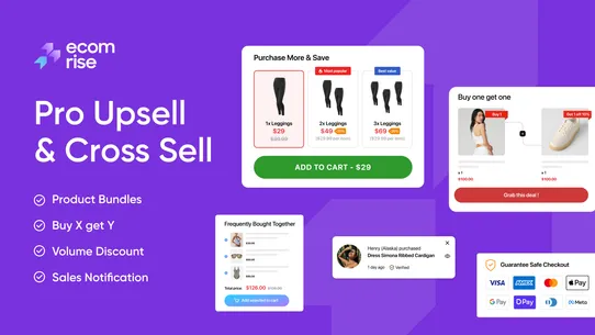 EcomRise: Upsell &amp; Bundles screenshot