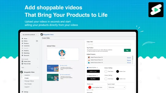 CSS Shoppable Videos and Reels screenshot