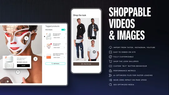 VIDEOWISE Shoppable Video UGC screenshot