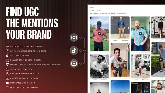 VIDEOWISE Shoppable Video UGC screenshot