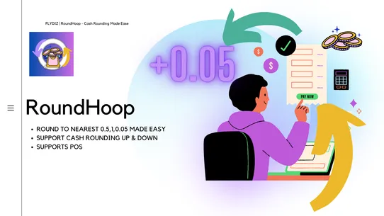 RoundHoop ‑ Cash Rounding Easy screenshot