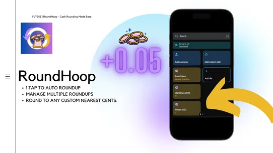 RoundHoop ‑ Cash Rounding Easy screenshot