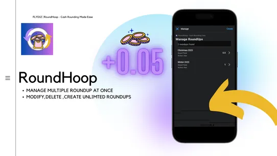 RoundHoop ‑ Cash Rounding Easy screenshot