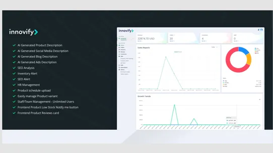 Innovify ‑ Dashboard Pro screenshot