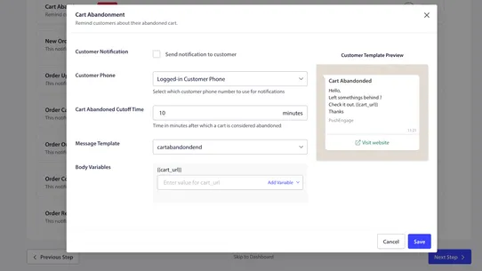 PushEngage Web Push &amp; WhatsApp screenshot