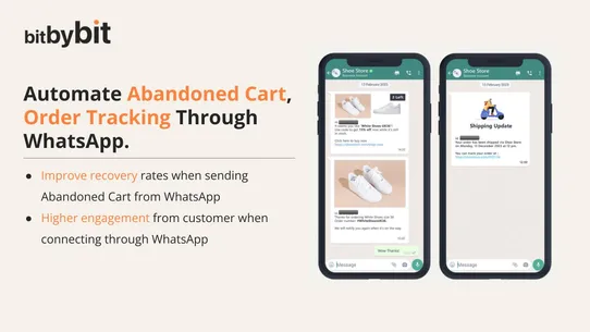 bitCRM WhatsApp Abandoned Cart screenshot