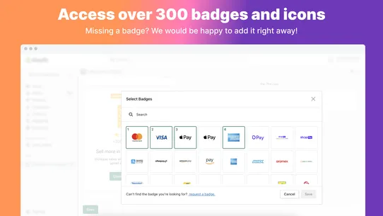 Trust Badges Bear screenshot