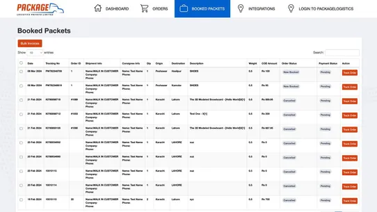 PackageLogistics screenshot